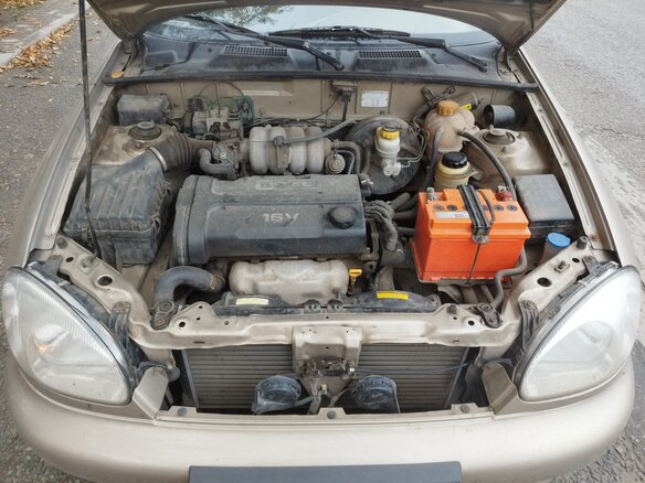 2007 Daewoo Lanos, бежевый - вид 13