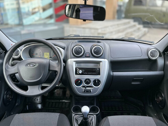 2014 Lada (ВАЗ) Granta I, серебристый - вид 11