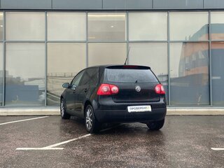 2007 Volkswagen Golf V, чёрный, 507000 рублей, вид 5