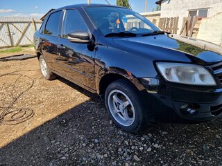 2012 Lada (ВАЗ) Granta I, чёрный, 230000 рублей, вид 1