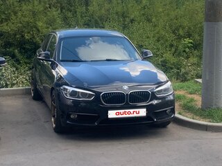 2016 BMW 1 серии 118i II (F20/F21) Рестайлинг, чёрный, 1400000 рублей, вид 1