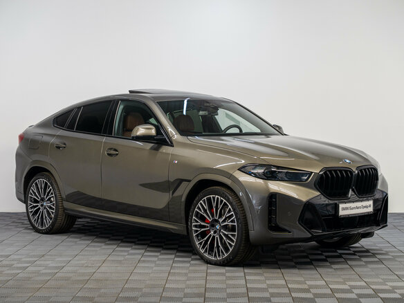 2026 BMW X6 40d III (G06) Рестайлинг, зелёный - вид 2