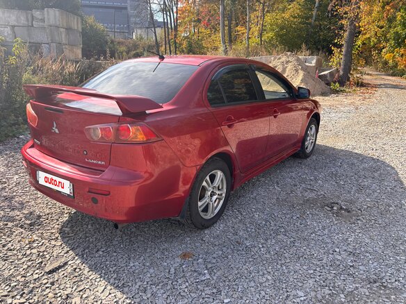 2008 Mitsubishi Lancer X, красный, 600000 рублей - вид 5