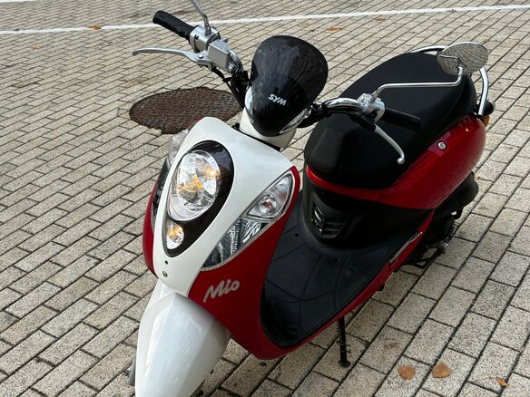 2010 Sym Mio, красный, 73000 рублей - вид 7