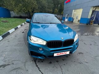 2018 BMW X6 30d II (F16), голубой, 5500000 рублей, вид 2