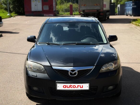 2007 Mazda 3 I (BK) Рестайлинг, чёрный, 395000 рублей