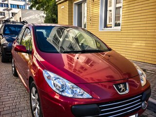 2007 Peugeot 307 I Рестайлинг, красный, 435000 рублей, вид 1