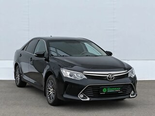 2017 Toyota Camry VII (XV50) Рестайлинг, чёрный, 1380000 рублей, вид 3