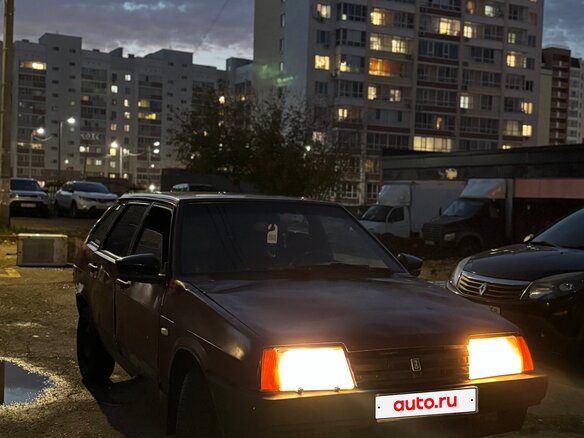 1999 Lada (ВАЗ) 2109, красный, 45000 рублей - вид 5