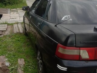 1998 Lada (ВАЗ) 2110, чёрный, 75000 рублей, вид 1