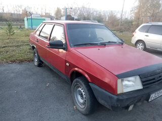 1998 Lada (ВАЗ) 21099, красный, 90000 рублей, вид 1