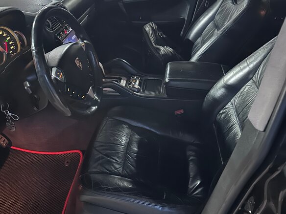 2005 Porsche Cayenne Turbo I (955), чёрный, 949000 рублей - вид 6