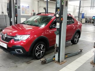 2020 Renault Logan Stepway II Рестайлинг, красный, 1049000 рублей, вид 1