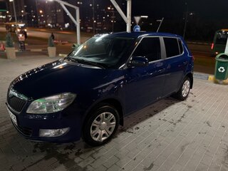 2012 Skoda Fabia II Рестайлинг, синий, 480000 рублей, вид 2