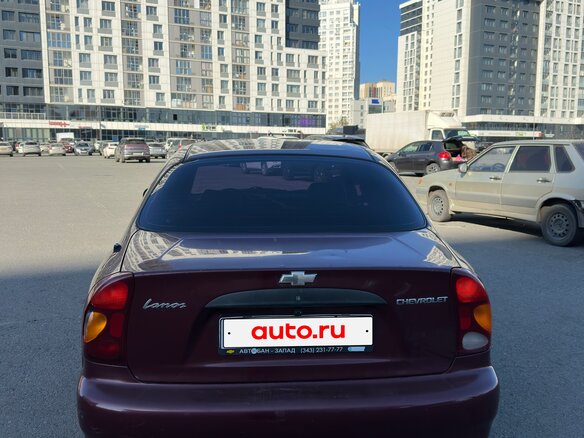 2009 Chevrolet Lanos I, красный, 90000 рублей - вид 4