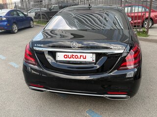 2018 Mercedes-Benz S-Класс 560 Long VI (W222, C217) Рестайлинг, чёрный, 12500000 рублей, вид 3