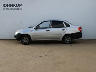 2013 Lada (ВАЗ) Granta I, серебристый, 319000 рублей, вид 2