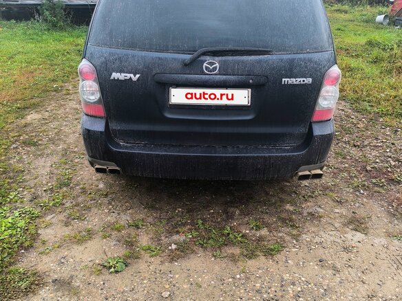 2003 Mazda MPV II (LW), синий, 600000 рублей - вид 2