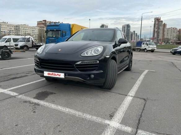 2012 Porsche Cayenne Diesel II (958), чёрный, 2650000 рублей - вид 1