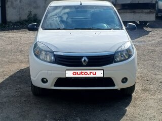2012 Renault Sandero I, белый, 350000 рублей, вид 1