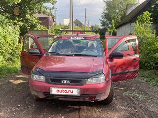 2005 Lada (ВАЗ) Kalina I, красный, 100000 рублей, вид 1