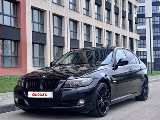 2009 BMW 3 серии 318i V (E90/E91/E92/E93) Рестайлинг, чёрный, 960000 рублей, вид 2