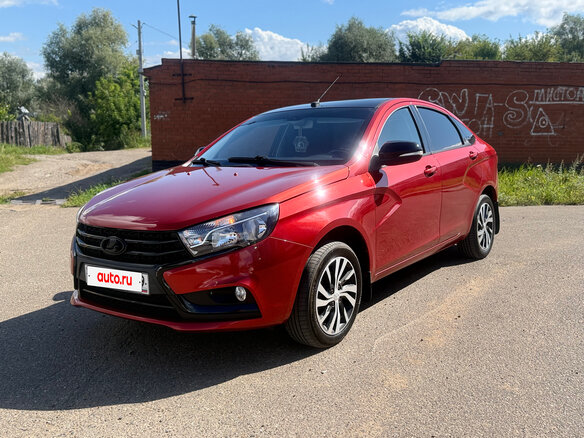 2016 Lada (ВАЗ) Vesta I, красный, 869000 рублей