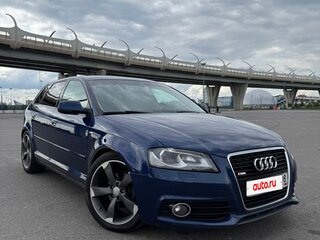 2012 Audi A3 II (8P) Рестайлинг 2, синий, 990000 рублей, вид 1