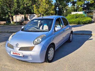 2004 Nissan March III (K12), голубой, 375000 рублей, вид 2