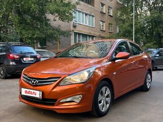 2015 Hyundai Solaris I Рестайлинг, оранжевый, 1250000 рублей, вид 1