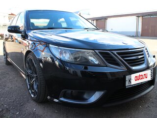 2007 Saab 9-3 II Рестайлинг, чёрный, 1300000 рублей, вид 3
