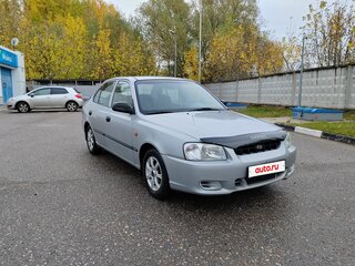 2002 Hyundai Accent II, серебристый, 270000 рублей, вид 5