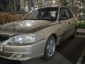2004 Hyundai Accent ТагАЗ II, бежевый, 220000 рублей - вид 2