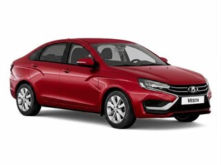 2026 Lada (ВАЗ) Vesta I Рестайлинг (NG), красный, 1880000 рублей, вид 1