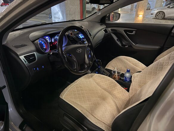 2014 Hyundai Elantra V (MD) Рестайлинг, бежевый, 980000 рублей - вид 8