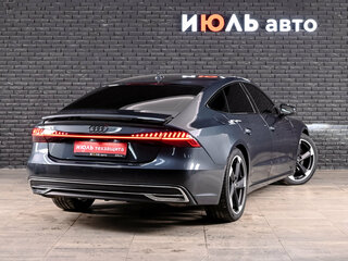 2018 Audi A7 55 TFSI II (4K), синий, 5200000 рублей, вид 4