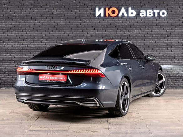 2018 Audi A7 55 TFSI II (4K), синий, 4990000 рублей - вид 4