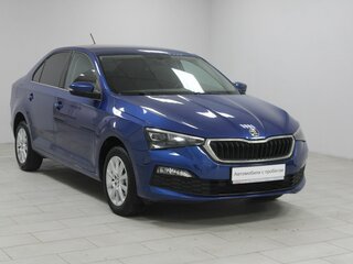 2022 Skoda Rapid II, синий, 1889900 рублей, вид 1