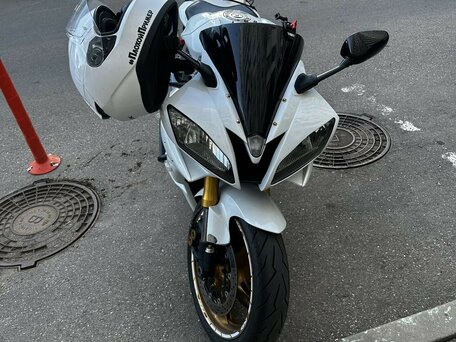 2007 Yamaha YZF-R6, белый, 545000 рублей, вид 3