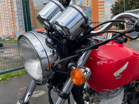2002 Honda CB 400SS, красный - вид 9