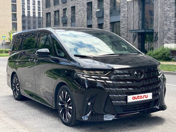 2024 Toyota Alphard IV, чёрный