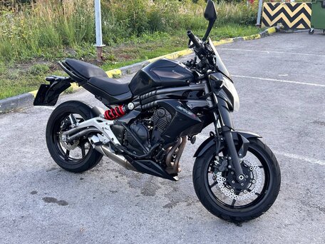 2013 Kawasaki ER-6N, чёрный, 460000 рублей, вид 2