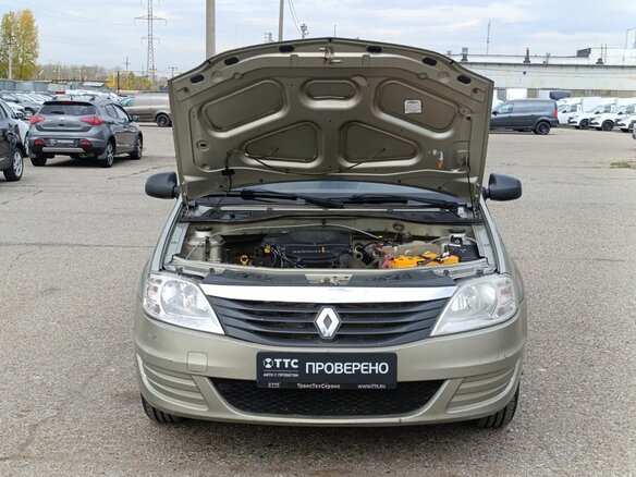 2011 Renault Logan I Рестайлинг, бежевый, 370000 рублей - вид 8