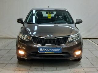 2015 Kia Rio III Рестайлинг, коричневый, 1140000 рублей, вид 2