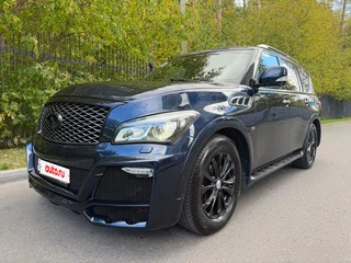 2014 Infiniti QX80 I Рестайлинг, синий, 3750000 рублей, вид 3