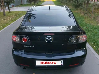 2008 Mazda 3 I (BK) Рестайлинг, чёрный, 455000 рублей, вид 5