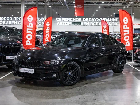 2017 BMW 4 серии Gran Coupe 440i F32/F33/F36 Рестайлинг, чёрный, 3123450 рублей, вид 1