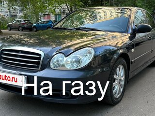 2006 Hyundai Sonata ТагАЗ IV (EF) Рестайлинг, чёрный, 400000 рублей, вид 1