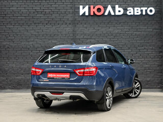 2018 Lada (ВАЗ) Vesta SW Cross I, синий, 1050000 рублей, вид 4