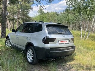2004 BMW X3 25i I (E83), серебристый, 685000 рублей, вид 4